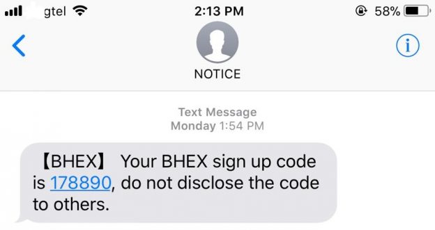 BHEX Konto anmelden
