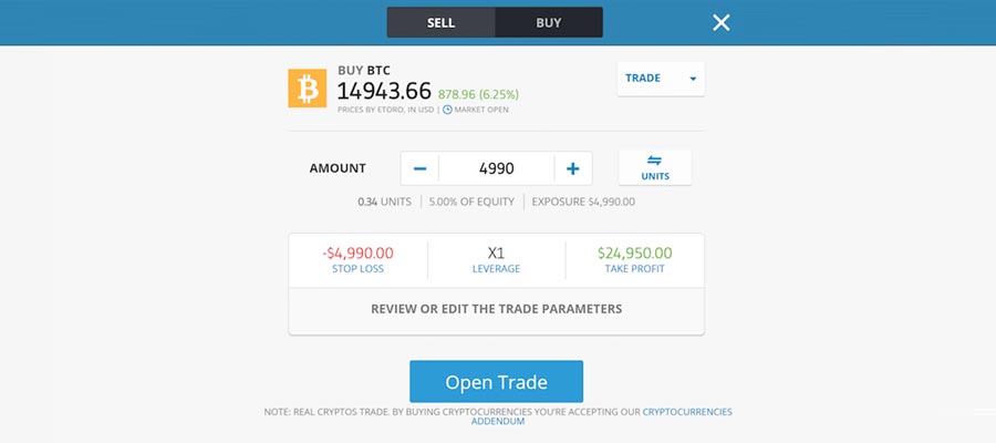 eToro Bitcoin kaufen