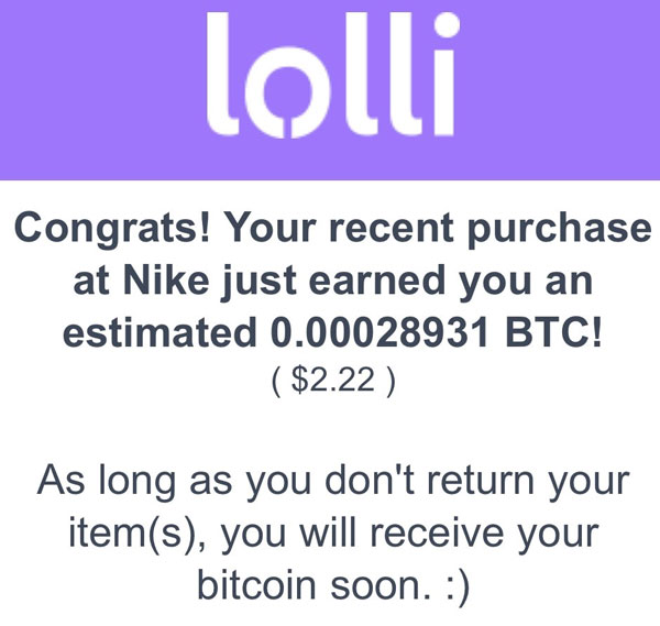 Lolli-Earn-Bitcoin-Kauf