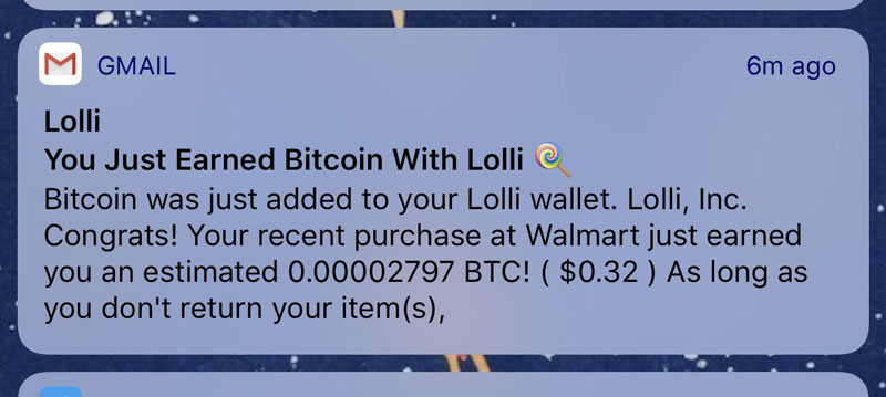 Bitcoin-mit-Lolli-Belohnungs-App verdienen